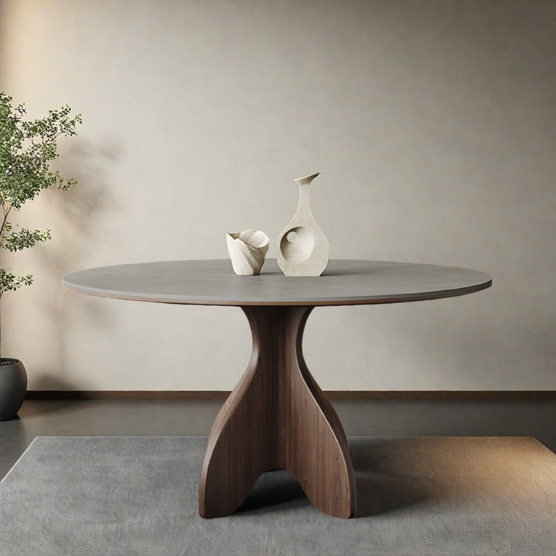 Stylish and unique dining table, 29.5"H x 47.2"L x 47.2"W