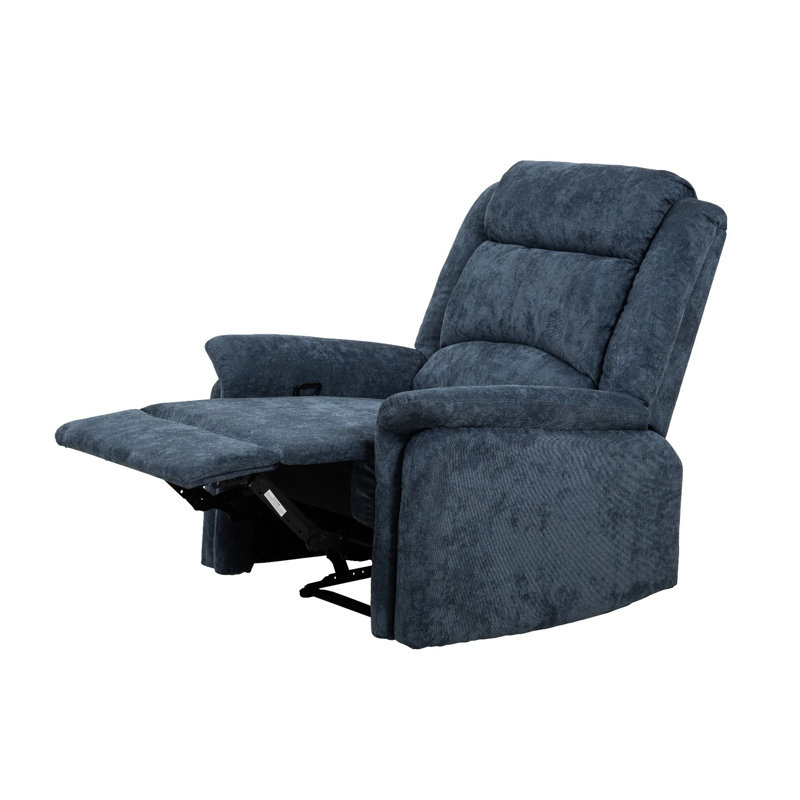 Ladeana 86cm Wide Standard Recliner, Blue