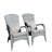 Patio Chair With Cushions( Grey Cushion)