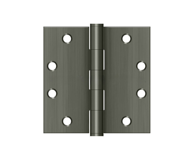 Steel Butt Bearing Hinge, Antique Nickel
