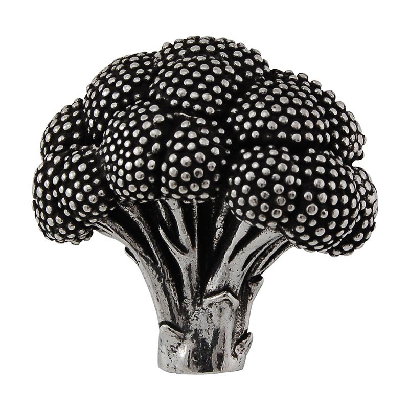 Fiori Novelty Knob, Vintage Pewter