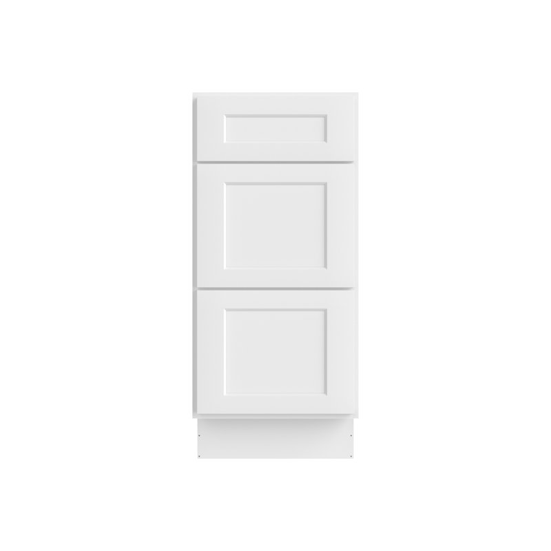 Furinno Shaker Bath Vanity Cabinet without Top, Ready to Assemble, 21 D x 15 W x 34.5 H, White