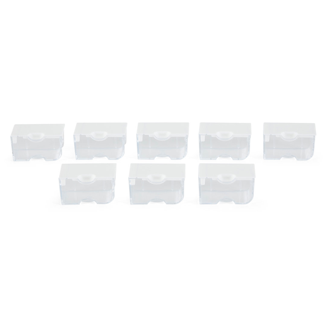 Elizabeth Ward Bead Storage Solutions 8pc Bead/Craft Supplies Containers, Small Bead Storage Solutions