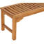 Santa Monica Outdoor Teak Dining Bench-1830693720