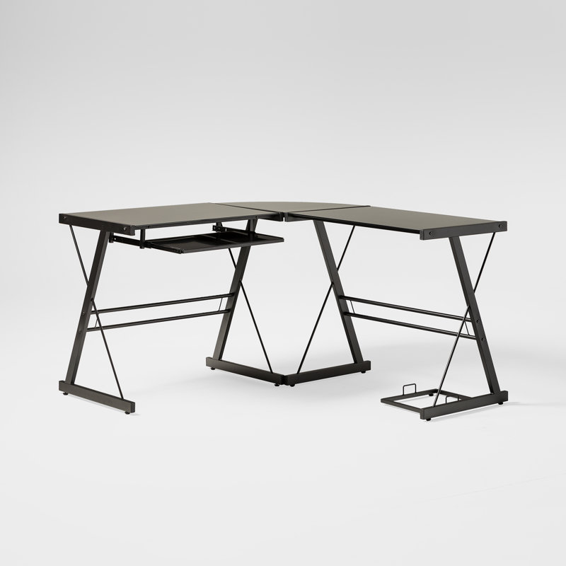 Bureau en L réversible, Noir