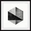 « marbré hexagonal », impression encadrée-901827264