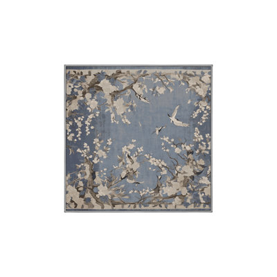 Machine Washable Gray Area Rug