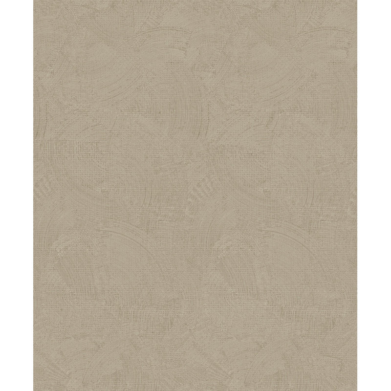 Zen Collection Abtract Non-Woven Metallic Wallpaper Roll, Beige