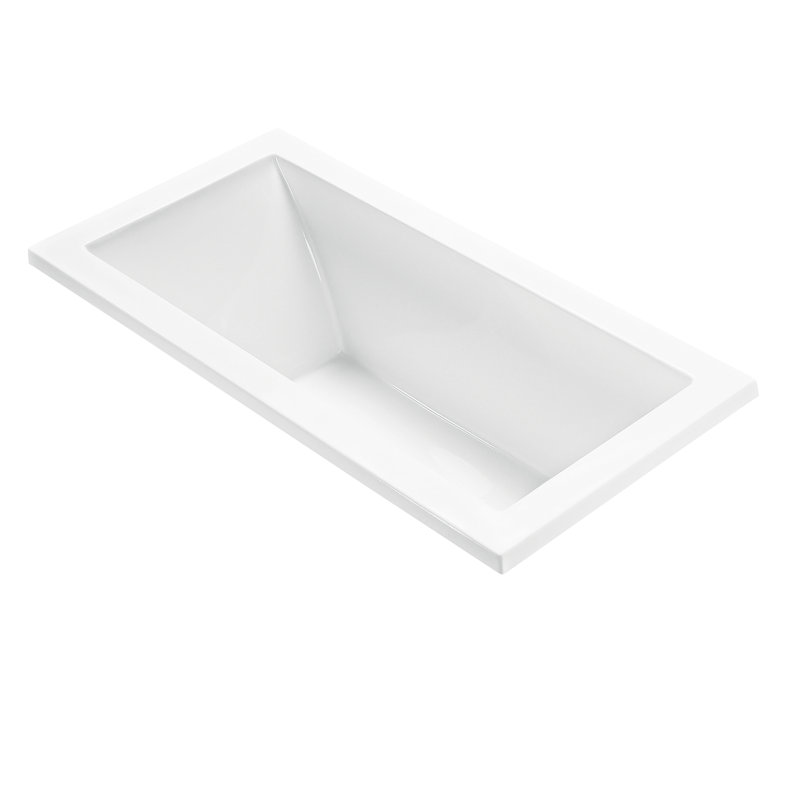 MTI Solutions 15 Soaker Tub, White, Drop In