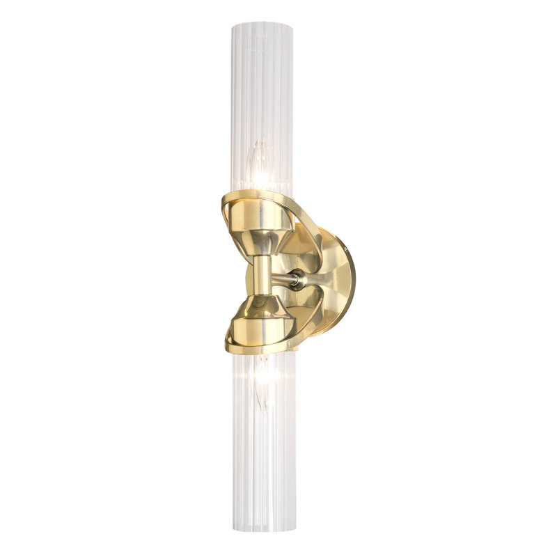 Bow 2 - Light Dimmable Vanity Light, Modern Brass