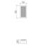 1 - Light LED Flush Mounted Sconce-68954436-116191095