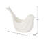 Bol décoratif en céramique blanc pour oiseaux, clés et petits accessoires