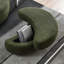 Fauteuil pivotant surdimensionné avec rangement - Tissu doux pour compartiment de chaise ronde moderne-1003161414-1003161412