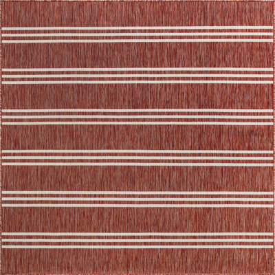 Tapis d'extérieur couleur rouille