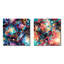 Sablan - Ensemble de 2 collages de formes carrées abstraites-101861614-101861618