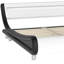 King Bed Frame Upholstered Led Bed Frame With Lights & Storage Charging Station