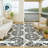 Machine Washable Indoor/Outdoor Chantille ACN2456 Damask Rug-1468260198-1468260194
