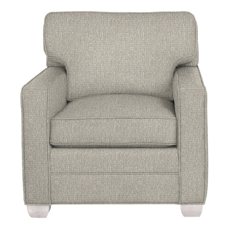 Chaise Hillcrest 37 ", Galet Tarbee, Gris tourterelle