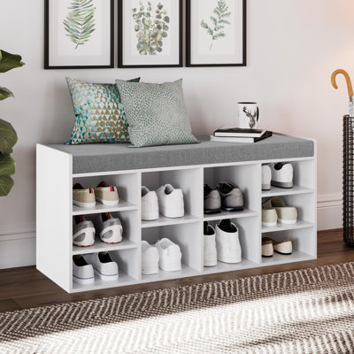10 Pair Shoe Storage Bench