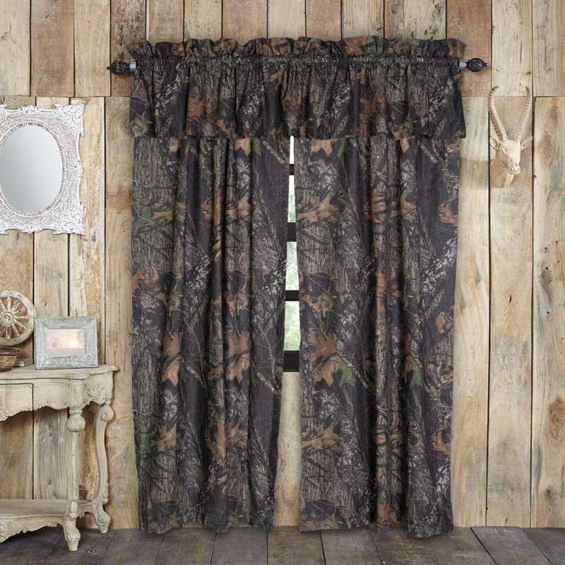 Rideau à passe-tringle 100% polycoton Mossy Oak
