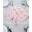Arrangement de rose rosé Real Touch - fleurs artificielles de campagne française pour la décoration intérieure