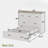 Multi-functional Foldable Murphy Bed  With Charging Station And 1 Large Storage Drawer-203117313-203117312