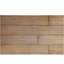 Table basse contemporaine en bois avec base circulaire - Facile à nettoyer pour le salon, bois d'ingénierie durable