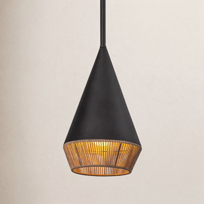 Keaz Single Light Steel Pendant