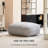 Iyanola 34'' Wide Square Geometric Pouf Ottoman-1011528817