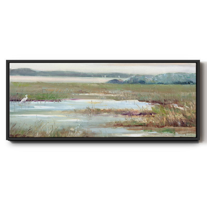 «Early Morning Magic», reproduction d'art sur toile, H 12 po x l 30 po x P 1,5 po, Noir