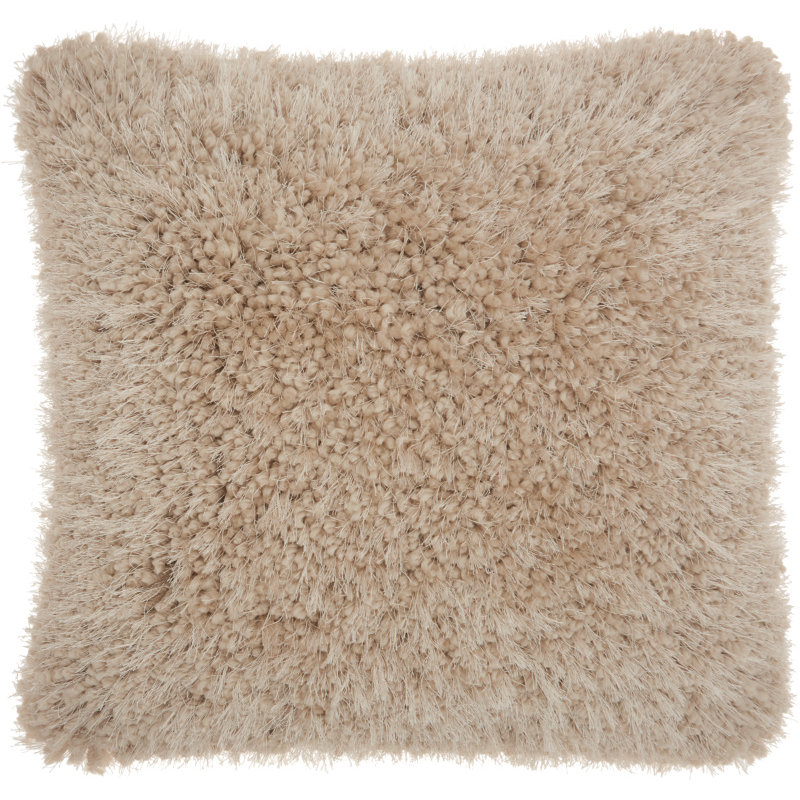 Square Pillow Cover & Insert, Beige