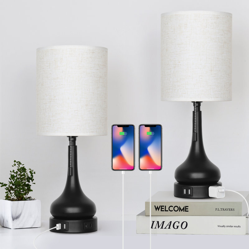 Metal USB Table Lamp