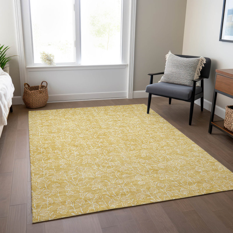 Tapis intérieur / extérieur Lavonia avec envers antidérapant, Rectangle de 10 pi x 14 pi