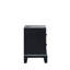 Table de chevet 2 tiroirs Livingston avec prises CA / USB