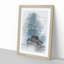 Stranded Boat upon the Beach in Abstract - Picture Frame Graphic Art Print-55730153-55730152