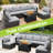7 Piece Sectional Seating Group With Cushions-805800908