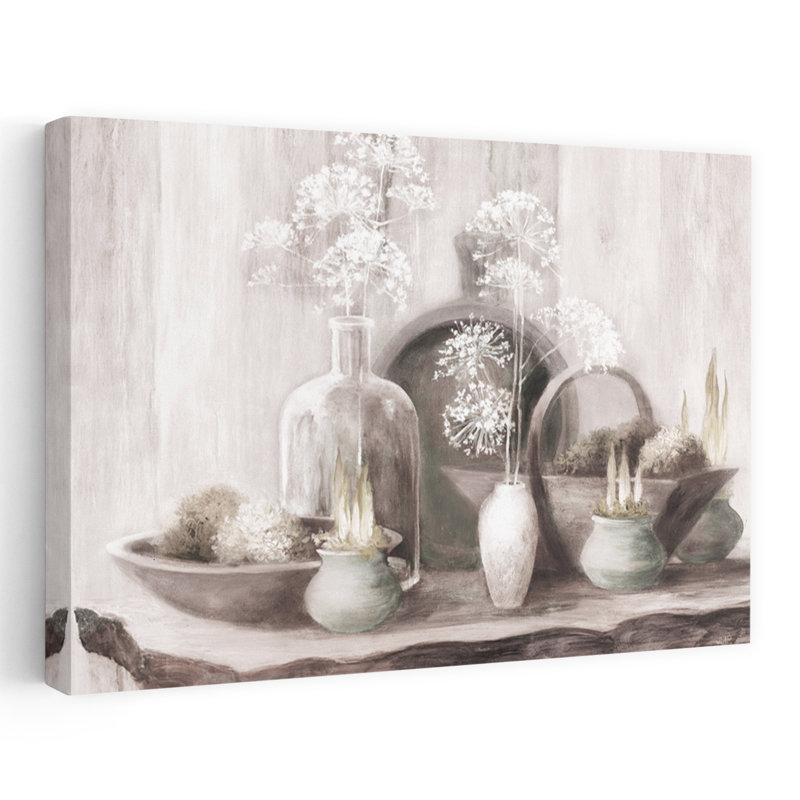 Rustic Elegance I Neutral Contemporary, H 48 po x l 32 po