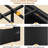 Queen Bed Frames With Storage Headboard And 2 Large Drawers, Gaming Bed With Rgb Lights And Charging Station, Leather Upholstered Platform Bed, Esports-Style Bed, No Box Spring Needed, Black-1694404463-1679926040