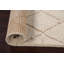 Tapis de couloir ivoire en laine noué à la main de conception unique 2 pi 10 po x 8 pi 10 po Moroccan