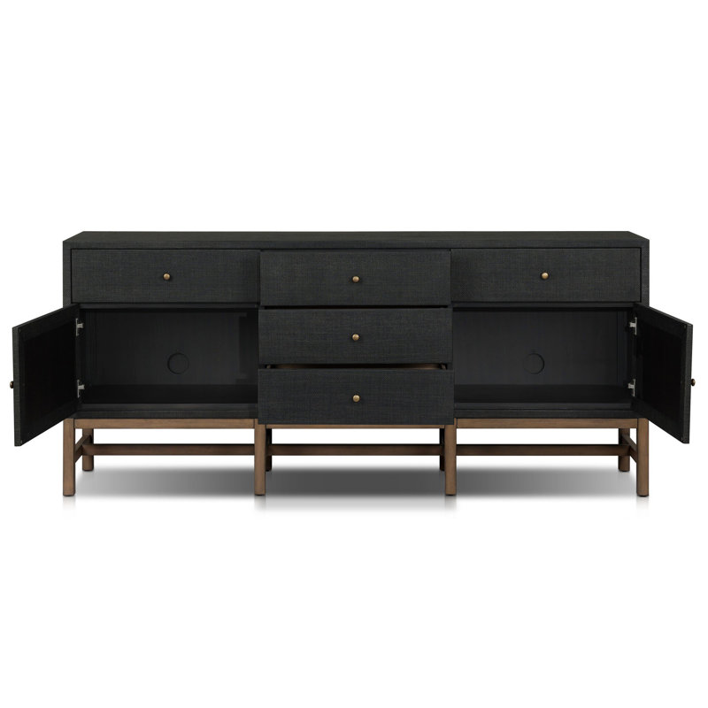Fiona 78" Sideboard, Black