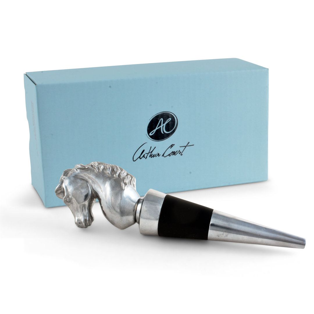 Equestrian Horse Bottle Stopper Arthur Court Designs