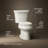 Wellworth 1.28 GPF Water Efficient Elongated Two-Piece Toilet (Seat Not Included)-10978000-101432717