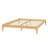 Solid Dry Bamboo Wood Platform Bed Frame, With Wood Slat Support-1921776484