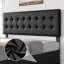 Upholstered Platform Bed Frame with Adjustable Headboard and 4 Storage Drawers, Full Size-1414423304-1414423306