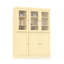 Vaisselier 100% bois massif 48,5 po avec verre givré, portes solides, 2 tiroirs et tablettes réglables-1049034396
