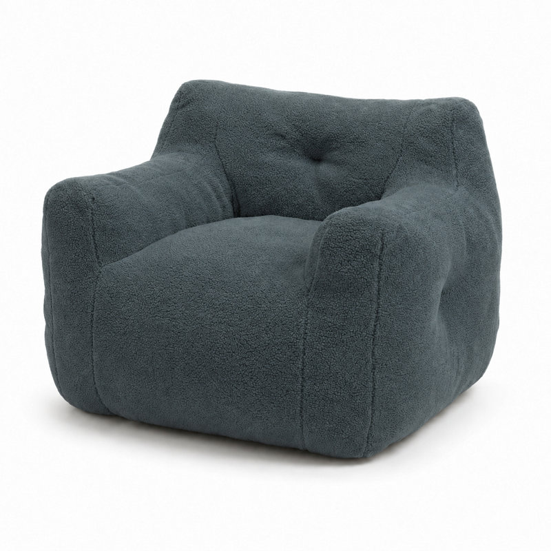 Fauteuil d'appoint décontracté à haute résilience souple pour bureau à domicile et salle de jeux, Light Green