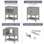 Base de meuble-lavabo simple seulement-91688713