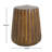 Tree Stump Style MGO Side Table