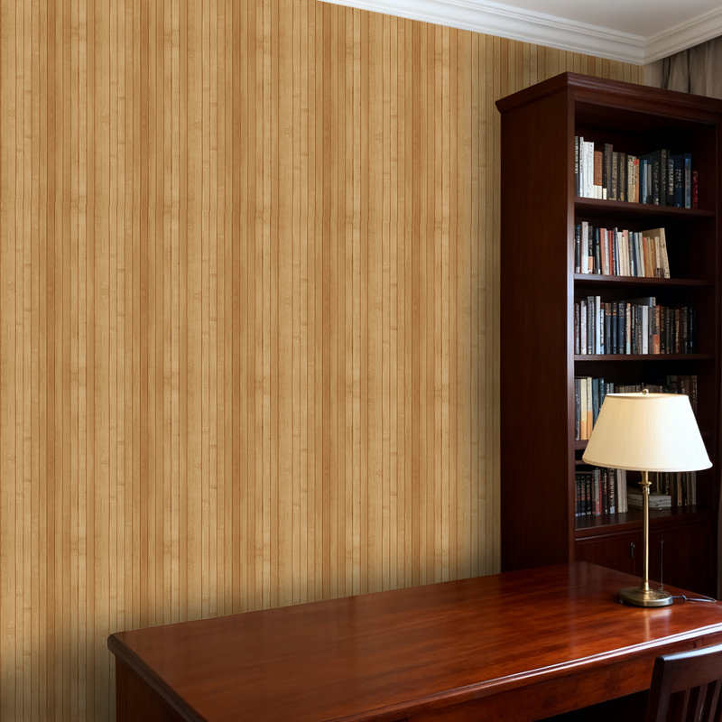 Panneaux muraux décoratifs en bambou épais Panneaux muraux 3D en grain de bambou naturel écologiques et durables. Matériau de décoration murale pour la maison.