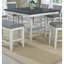 Table de salle à manger à hauteur de comptoir de style contemporain 1Pc-982746656